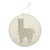 Graine Créative - Suspension à broder Lama en bois 22cm