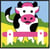 Kit canevas soudan enfant Vache