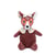 Peluche d'activité Memimelos La Biche - Les Déglingos - Marron