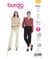 Patron Burda 5939 - Blouses avec des manches froncées du 34 au 44 (FR) taille n°FR 34-44