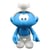 Les Schtroumpfs - Figurine Schtroumpf Blanc et Bleu Flocked 19 cm - Puppy