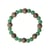 Bracelet Aventurine Verte Perles rondes 8 mm et Perles bois 1 cm - Omsaé