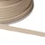 Double cordon 9mm beige/or au mètre