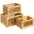 Lot de 3 boites de rangement en bois