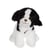 Peluche - Peluche Dogz & kats sonores 18 cm - chien noir et blanc