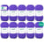 10 pelotes de laine - Violet foncé - 21 - 100% acrylique - 3,5/4,5 mm - Gründl - Lisa Premium