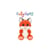Peluche - Peluche Renard FLAME > orange brulé – 23 cm