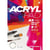 Bloc - Acrylique - Gouache - A3 - 15 feuilles 285g - Blanc - Clairefontaine - Acryl Pad