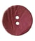 Carte de 1 bouton rond imitation bois 2 trous 30mm - Prym Rouge Bordeaux