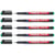 Lot de 5 marqueurs permanents - EDDING - Pointe moyenne 1 mm - Vert