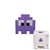 Kit mosaïque DIY pixel art - Little ghost - Violet