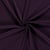 Tissu Jersey Viscose épais Romana uni Aubergine