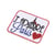 Ecusson thermocollant Paris j'adore paris 5cm x 6cm