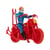Marvel Legends Retro Collection - Figurine avec véhicule Ghost Rider 10 cm