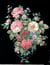 Canevas Pénélope Antique Vase de fleurs 65x80cm