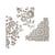 Gabarit de découpe pour machine Sizzix - Tim Holtz Thinlits Die Set Mixed Media N°5 - 3 pièces