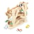 Circuit en bois le Toboggan des fourmis avec 4 voitures - Janod - Beige