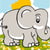 LUC - Kit canevas Soudan Elephant 20x20cm