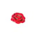 Broche fleur camélia 7 cm rouge