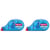 Rouleau correcteur TIPP-EX Pocket Mouse - 4,2 mm x 10 m - Bleu translucide - Lot de 2