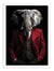 Affiche 30 x 40 cm - Elephant Wild Suits - Philippe Hugonnard