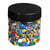 Boîte de 1 000 punaises couleur en laiton - Hauteur de pointe 9mm - 9mm de diamètre - Couleurs assorties - Exacompta