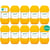 10 Pelotes de laine - Jaune maïs - 10 - 100% acrylique - 3,5/4,5 mm - Gründl - Lisa Premium