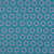 Tissu Polycoton  Rosace Pop fuchsia sur fond Bleu canard - Au mètre