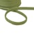 Bobine 20m double cordon chevrons 10mm vert kaki