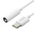 Huawei Adaptateur Audio pour USB-C Mâle vers Jack 3.5mm Femelle Original Blanc