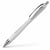 Stylo à bille - Encre bleue - Pointe large - Corps gris - Rétractable - Schneider Slider Rave