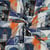 Tissu Jersey Coton imprimé digital Surf sur fond Blanc