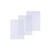 Couverture pour dossier à relier - Transparent - Plastique - A4 - Lot de 100