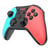 Gamepad Bluetooth Et Filaire Pour PC Switch Android IOS Avec Vibration Et Joystick Bleu + Rouge YONIS
