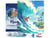 Diamond Painting Broderie Diamant Figured’Art 40x50cm toile tendue sur châssis en bois - diamants carrés - Surf à Hawaï