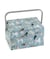Coffret à couture motif Chiens - 18.5x25.5x14.5 cm - Distrifil Multicolore