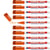 Lot de 10 marqueurs permanents pointe ronde 1 mm - EDDING - Orange - 400