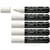 Lot de 5 marqueurs peinture acrylique pointe large biseautée 4-10mm - STABILO - Blanc - FREE