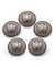 Lot De 5 Boutons Officier
