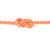 Bobine cordon fluo 25m rose orang fluo 3mm