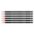 Crayon graphite TOMBOW - MONO 100 - Lot de 6 - Dureté 4H