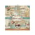 Pochette de 10 feuilles recto verso Arround the world Stamperia