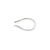 Bobine 25m Cordon tricoté 4.5mm blanc