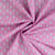 Tissu Voile de Coton Amara motifs vintage sur fond Rose pastel