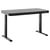 Bureau Réglable Noir 120 x 60 cm Electrique Assis/Debout à Cadre en Acier Poudré Design Moderne Hauteur Ajustable