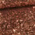 Tissu Sequins épais extensible Cuivre