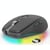 Souris Sans Fil 2400DPI Dual Mode 2.4GHz Bluetooth 5.1 6 Boutons Silencieuse Noir YONIS