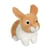 Peluche - Peluche Lapin Allongé - Beige et Blanc -  20 cm