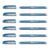 Lot de 6 stylos roller FriXion Point Pilot - Turquoise