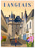 Affiche ville Langeais | A3 : 29,7x42cm